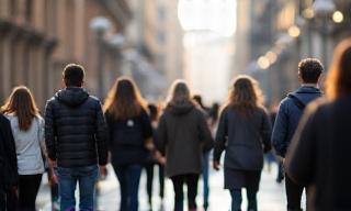 Milan city walking tour group